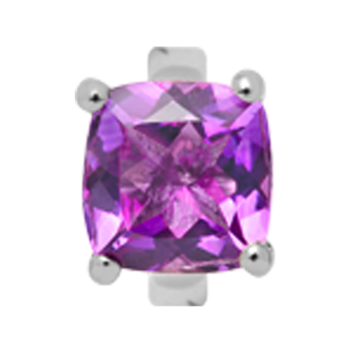 Image of Christina Collect Amethyst sølv charm